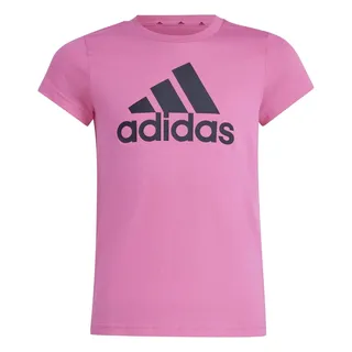 Adidas Mädchen Essentials Big Logo Cotton Tee, Pulse Magenta/Black, 14-15 Years