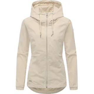 Cordjacke RAGWEAR "Cordjacke Dankka Cordy YOUMODO", Damen, Gr. XXL, beige (ecru), Obermaterial: 98% Baumwolle CO. 2% Elasthan EL.  Obermaterial: Futter: 100% Polyester PES., Jacken Cordjacke