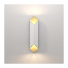 LED Wandleuchte Ako in Weiß-matt und Gold 2x 7,95W 483lm