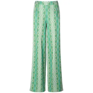 MADELEINE Palazzohose »Hose Weite Jerseyhose mit Grafikprint«, bunt