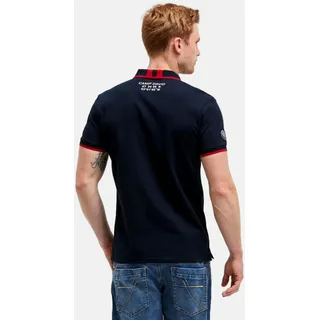 Camp David Poloshirt FRENCH COAST I Kurzarmshirt mit Polokragen - Dunkelblau