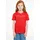 Kinder Unisex Kurzarm Essential Tee Rundhalsausschnitt rot Deep Crimson 4 Jahre