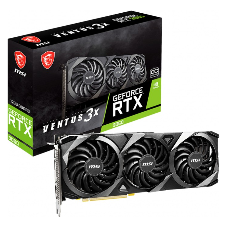 Bild von GeForce RTX 3060 Ventus 3X 12G OC 12 GB GDDR6 1807 MHz