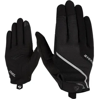 Ziener Clyo-z Touch Long Bike Handschuhe, schwarz, 7,