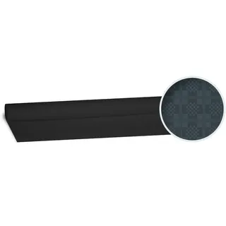Damasttischdecke Tischtuch aus Papier, gerollt 1,20m x  8m, schwarz