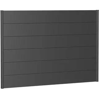 Biohort Sichtschutzelement 194 x 137 cm grau Metall