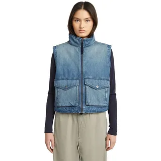 G-star 2 Pocket Padded Weste - Antique Faded Thames - S