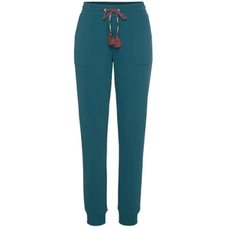 VIVANCE Sweatpants Relaxhose, Loungehose mit aufgesetzten Taschen, Loungewear, blau
