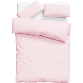 Bettwäsche OTTO HOME "Luisa", rosa, B/L: 135cm x 200cm, 1 Stk., 1 Stk., Renforcé, B/L: 80cm x 40cm, 2 Stk., Renforcé, Obermaterial: 100% Baumwolle, Bettwäsche, Bettwäsche, 100% Baumwolle, ab Gr. 135x200, auch in PREMIUM Qualitäten erhältlich