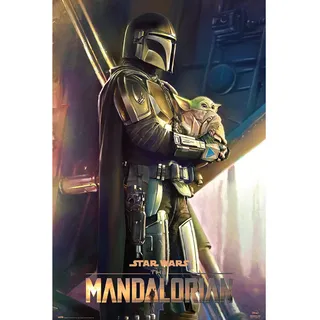 Grupo Erik Poster The Mandalorian Child Gorgu - Wandkunst Baby Yoda Star Wars, GPE5484