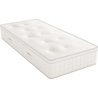 Schlaraffia Boxspringmatratze »Matratze Air Boxspring mit Topper, in 90x200 cm und weiteren Größen«, 33 cm hoch, Raumgewicht: 43 kg/m3, 882 Federn, (1 St.), mit abnehmbaren Topper Schlaraffia weiß Matratze, 11224617-3 33 cm x 200 cm, x cm