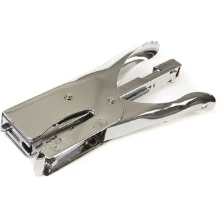 Pavo - Metall Heftzange/Hefter robust und ergonomisch geformt Heftleistung, 40 Blatt, Für Heft-klammern: Nr. 24/6-26/6, silber, 8018062