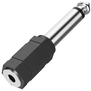 Hama Audio-Adapter 3,5mm-Klinken-Kupplung Mono - 6,3mm-Klinken-Stecker M 6,30m (00205195)