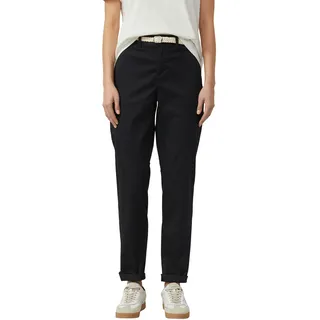 s.Oliver Chinohose Gewaschen Regular Schwarz 38