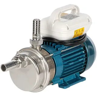 Tellarini ALM 25  Elektrische Umfüllpumpe für Öl aus Edelstahl Gerade INOX-Anschlüsse  230V - Wählen Sie Ihre Anschlüsse!