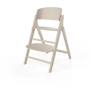 CYBEX Gold CLICK & FOLD Hochstuhl 3in1-Set, Mitwachsend, 6 Monate - 99 Jahre, Verwendbar ab Geburt durch separates Gold Bouncer Nest, Inkl. Baby-Set und Tablett, Buchenholz/Kunststoff, Light Natural