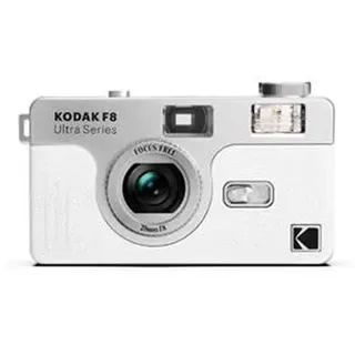 Kodak 35mm Kamera F8 analoge Kleinbildkamera white