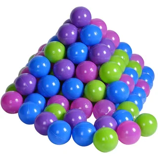 Knorrtoys 56777 - Bälleset ca. Ø6 cm - 100 balls/softcolor, 100 Bälle Pastell
