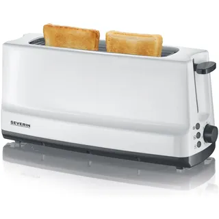 Severin Langschlitz-Toaster Weiß/Grau