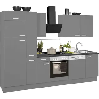 OPTIFIT Küchenzeile Parma 300 cm grau