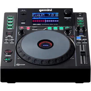 Gemini Sound MDJ-900 - Professioneller USB-Media-Player mit großem 8-Zoll-Bildschirm und berührungsempfindliches Jog-Rad