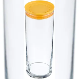 Pasabahce 43756 Vorratsdosen Set aus Glas, Deckel mit Dichtung Aufbewahrungsbehälter - Transparent