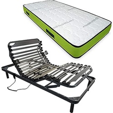 Duermete Matratze Artiflex HR für elektrisches Bett mit 5 Ebenen, Pack 180 x 190 (2 Separate Milcher)