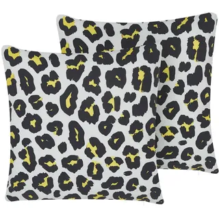 Beliani Gartenkissen Karditsa 45 x 45 cm Mehrfarbig