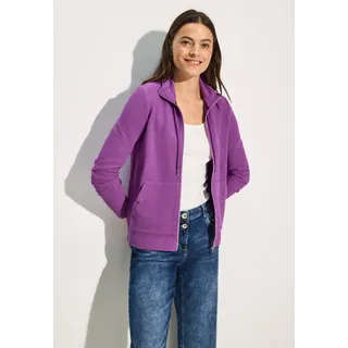 Cecil Sweatjacke, in Unifarbe Cecil iced violet