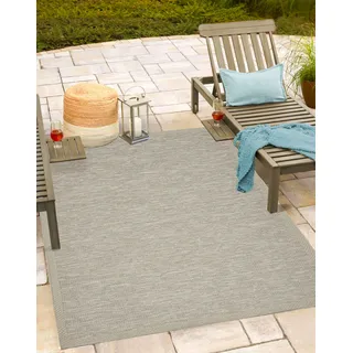 The CarPET Calgary Outdoor-Teppich 140 x 200 cm Beige/Grau