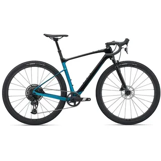 Giant Revolt X Advanced Pro 2 X1 Axs Eagle 2024 Gravelbike - Black / Sea Sparkle - S