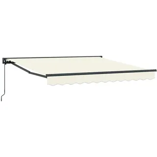 vidaXL Einziehbare Markise 350 x 250 cm beige