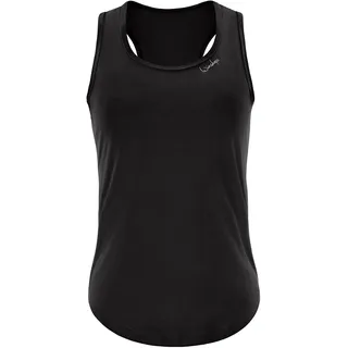 Winshape Damen Functional Light and Soft Tanktop Aet128ls, Ultra Style Trägershirt Cami Shirt, Schwarz, XS