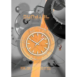 3862 Dixtime Designer Wanduhr, Wanduhren, Moderne Bürouhr 70cm x 100cm