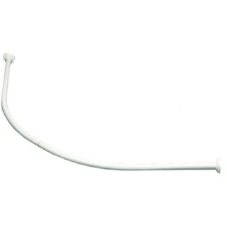 Sealskin Duschvorhangstange Rondalux Viertelkreis, Aluminium, Durchmesser 28 mm, weiß, 90 x 90 cm