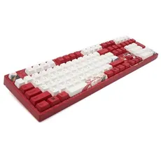 Varmilo VEA108 Koi Gaming Tastatur, MX-Silent-Red, weiße LED - US Layout