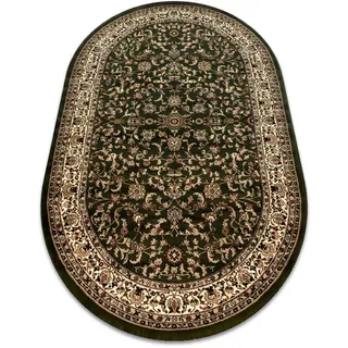rugsX Teppich Royal 100/180 cm , Pastellgrün , Textil , Oval , 100x180 cm , Teppiche und Böden, Teppiche