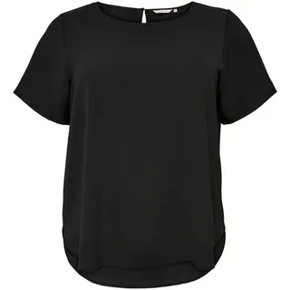 Only Carmakoma Damen Carvica Aop Top Noos T Shirt, Schwarz, 54 EU