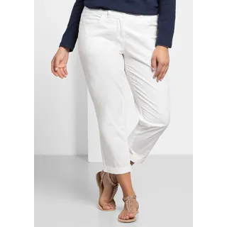 Sheego 7/8-Hose, weiß