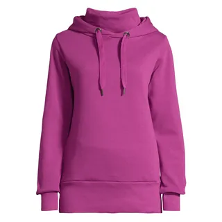 Kapuzenpullover SALZHAUT "Hoodie RAFSCH", Damen, Gr. S, lila (plum), Obermaterial: 80% Baumwolle CO. 20% Polyester PES., Pullover Kapuzenpullover