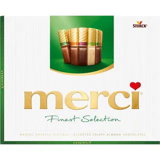 merci® Finest Selection MANDEL KNUSPER VIELFALT Pralinen 250,0 g