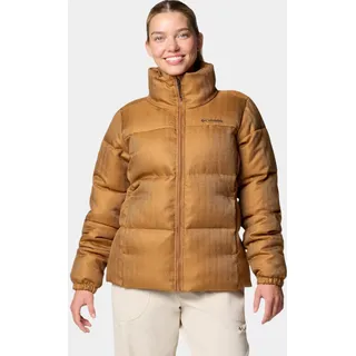 Columbia Wintermantel Puffect Long Jacket (Thermarator Isolierung) hellbraun Damen