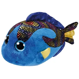 TY Beanie Boos 24cm Glubschi Aqua Fisch Blau multicolor Stofftier Plüschtier