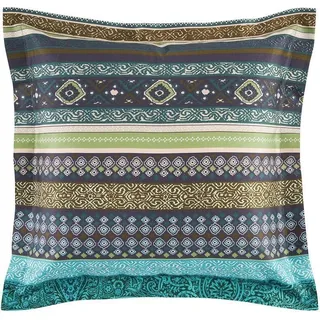 Bassetti Kissenbezug einzeln MASER Farbe WALDGRÜN V1 Größe 40x40 cm - Grün