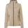 Fleece Mit Durchgehendem Reißverschluss Beige 34