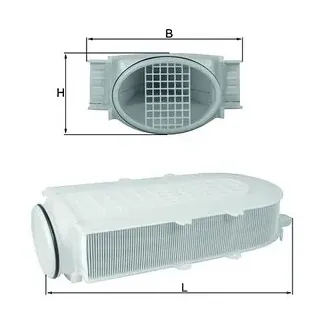 mahle Luftfilter für BMW X5 X6 LX 2991/1