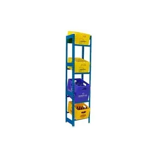 Simonrack Getränkekistenregal SIMONBOTTLE 4 8425437119491 blau 40,0 x 30,0 x 200,0 cm