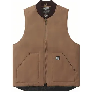 West Coast Choppers Heavy Duty Weste - Brown - S