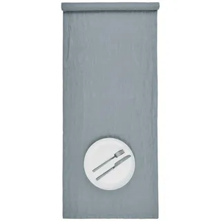 Butlers Tischläufer Riga 50x160cm , Blau , Textil , 50x160 cm , Heimtextilien, Wohntextilien, Tischwäsche, Tischläufer