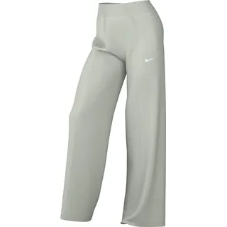 Nike Sportswear Everything Wovens Damenhose Mit Mittelhohem Bund Und Offenem Saum, Light Silver/White, FQ3588-034, XS